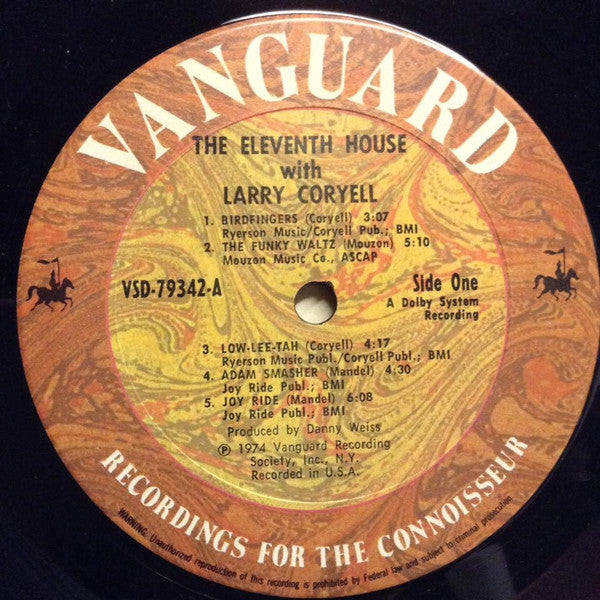The Eleventh House With Larry Coryell : Introducing The Eleventh House (LP, Album)