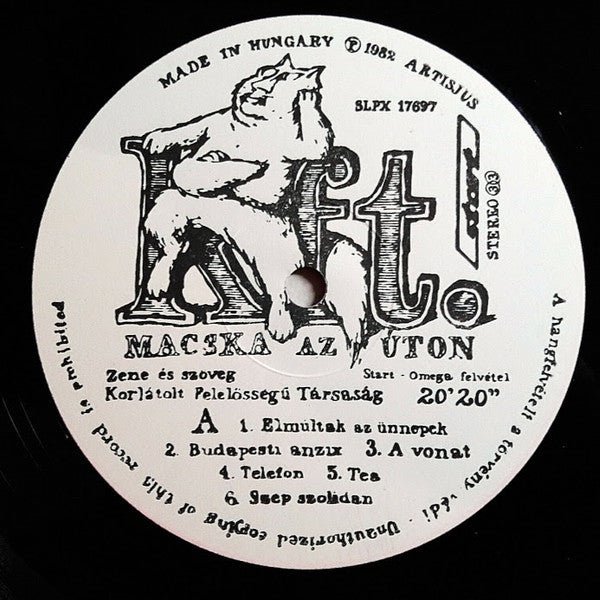 KFT : Macska Az Úton (LP, Album)