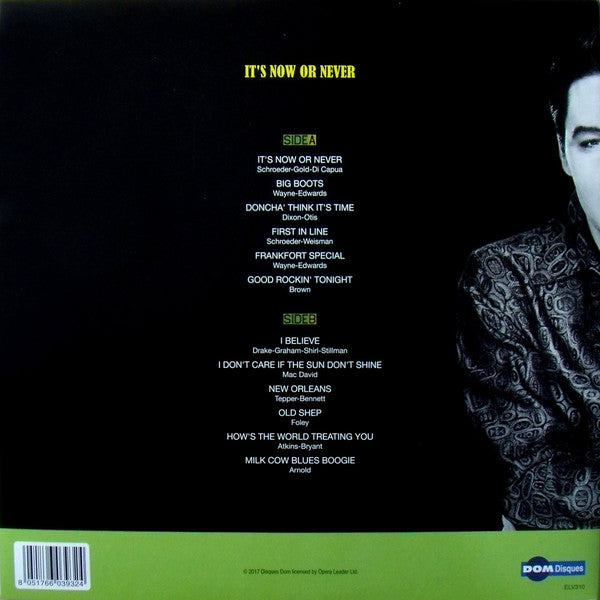 Elvis Presley : It's Now Or Never (LP, Comp, RM, 180)