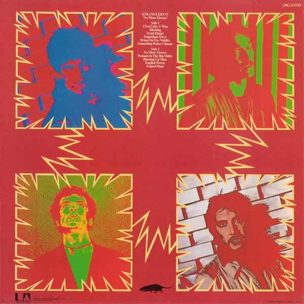 The Stranglers : Stranglers IV No More Heroes (LP, Album, RE)