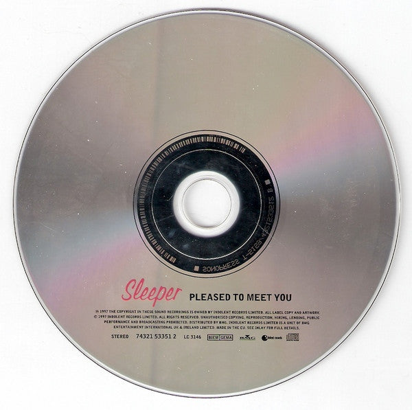 Sleeper - Pleased To Meet You (CD, Album) - De Platen Aap – Vinylwinkel in Brielle & online webshop voor muziekliefhebbers