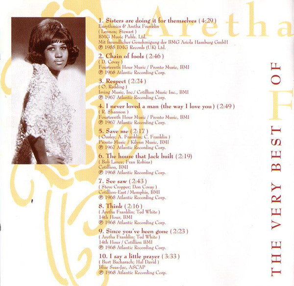 Aretha Franklin : The Very Best Of (CD, Comp)