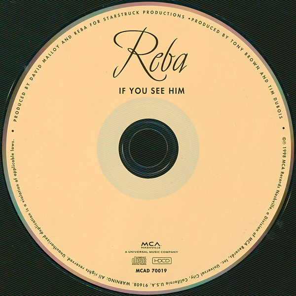 Reba* : If You See Him (HDCD, Album, Enh + CD, EP, Ltd)