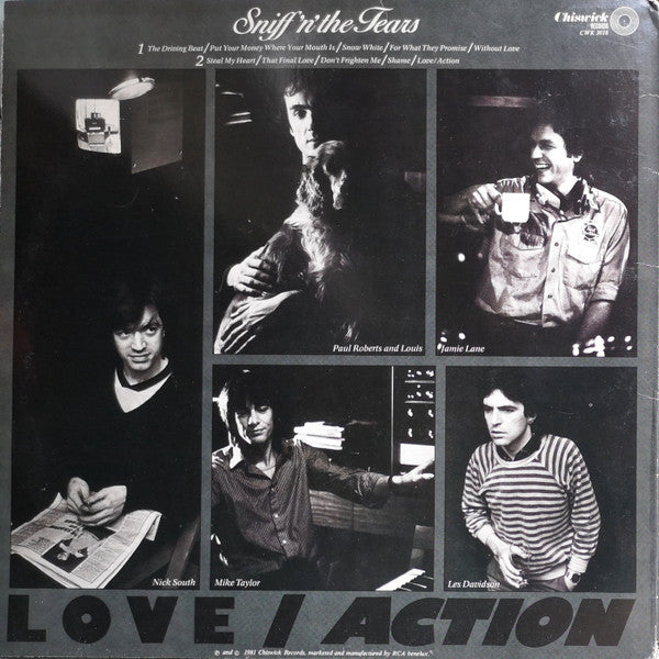 Sniff 'n' the Tears : Love / Action (LP, Album)