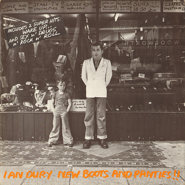 Ian Dury : New Boots And Panties !! (LP, Album, RE, Gat)