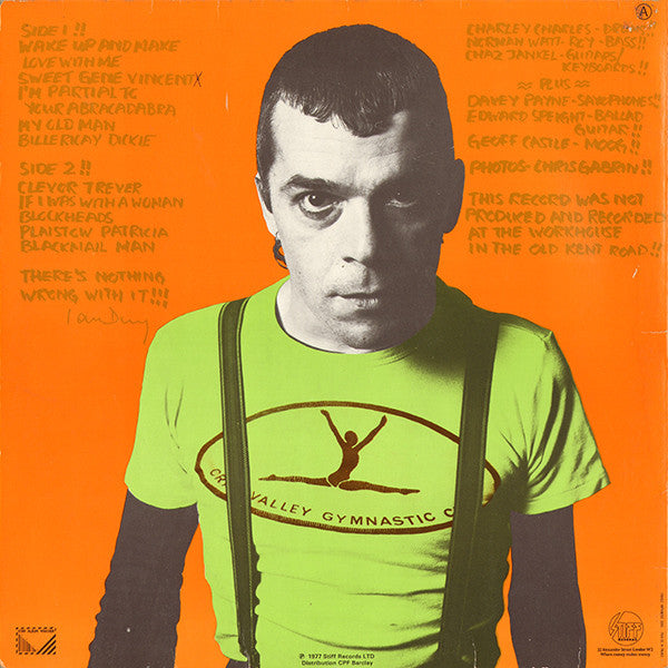 Ian Dury : New Boots And Panties !! (LP, Album, RE, Gat)