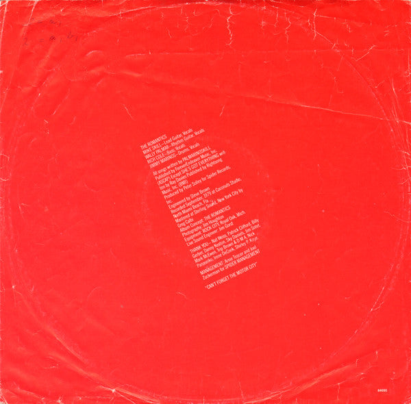 The Romantics : The Romantics (LP, Album)