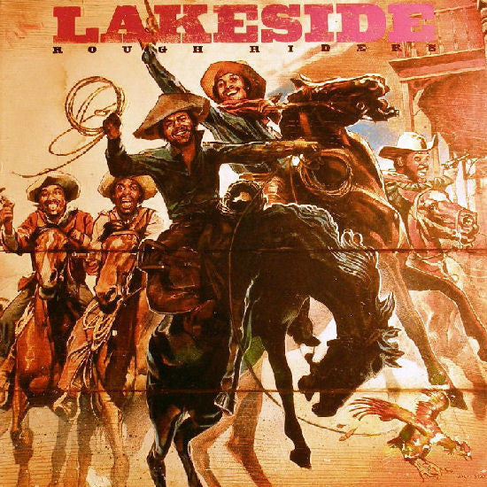 Lakeside : Rough Riders (LP, Album, Gol)