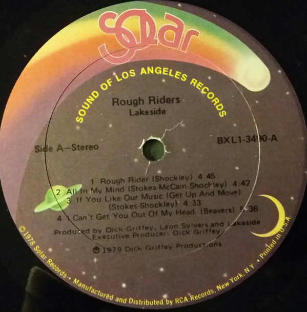 Lakeside : Rough Riders (LP, Album, Gol)