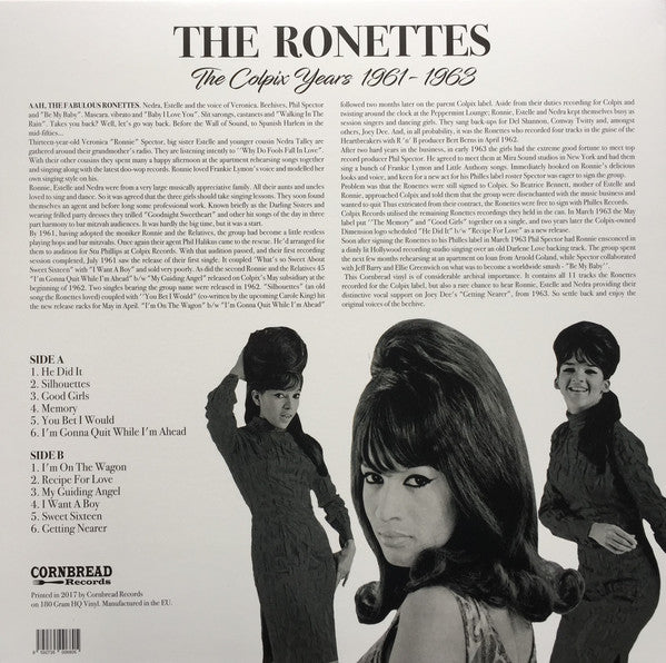 The Ronettes : The Colpix Years (1961-1963) (LP, Album, RE)