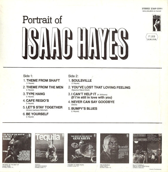 Isaac Hayes : Portrait Of Isaac Hayes (LP, Comp)