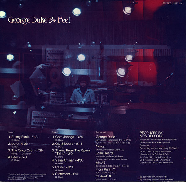 George Duke : Feel (LP, Album)