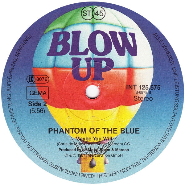 Phantom Of The Blue - No Way Out (Special Phantom Mix) (12", Maxi) - De Platen Aap – Vinylwinkel in Brielle & online webshop voor muziekliefhebbers