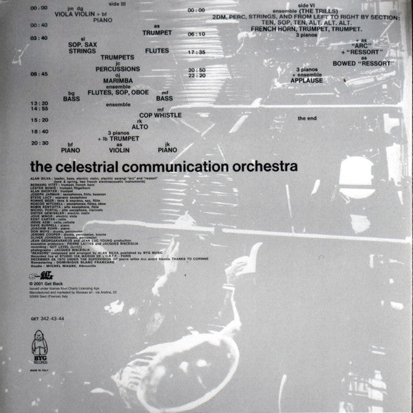 Alan Silva And The Celestrial Communication Orchestra : Seasons (3xLP, Album, RE, RM, 180)