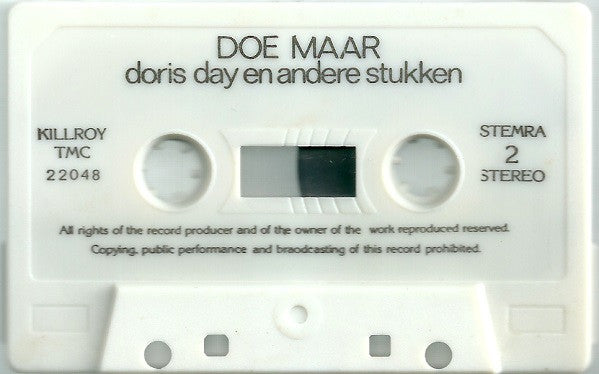 Doe Maar : Doris Day En Andere Stukken (Cass, Album)