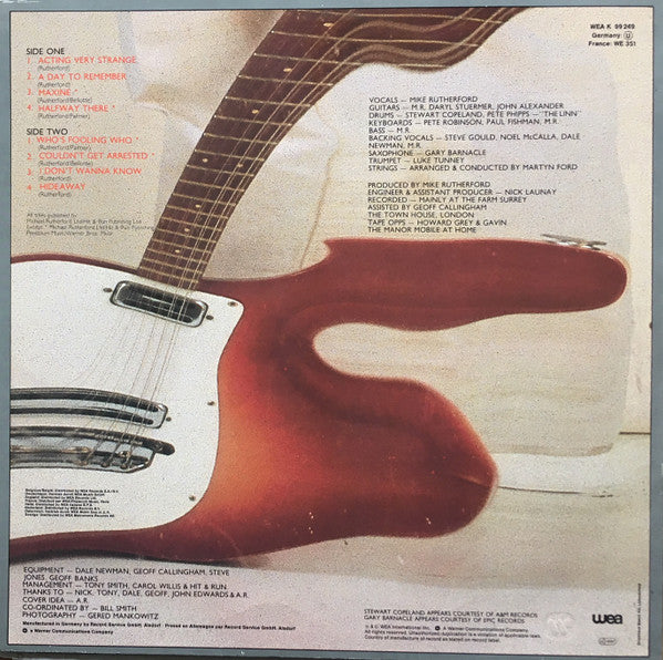 Mike Rutherford : Acting Very Strange (LP, Album)