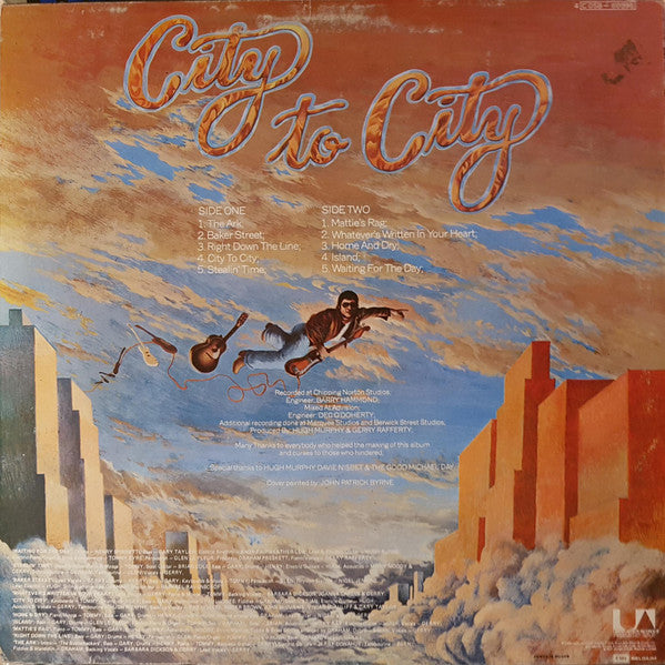 Gerry Rafferty : City To City (LP, Album, Bei)