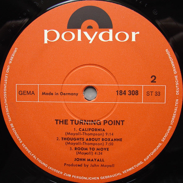 John Mayall : The Turning Point (LP, Album)