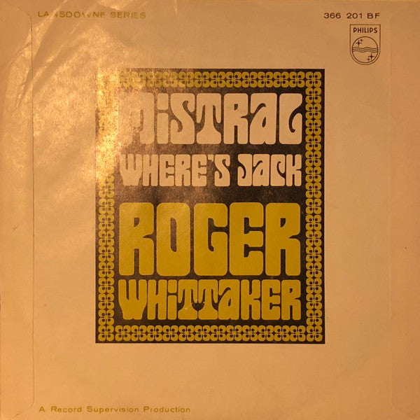 Roger Whittaker : Mistral (7", Single, Mono)