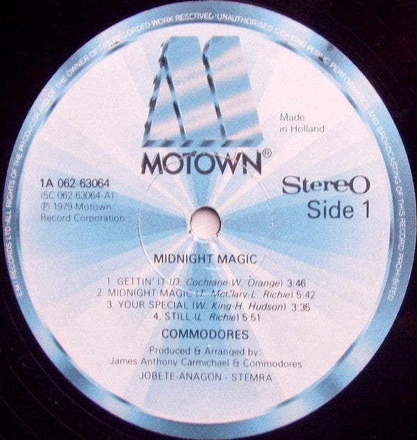 Commodores : Midnight Magic (LP, Album)
