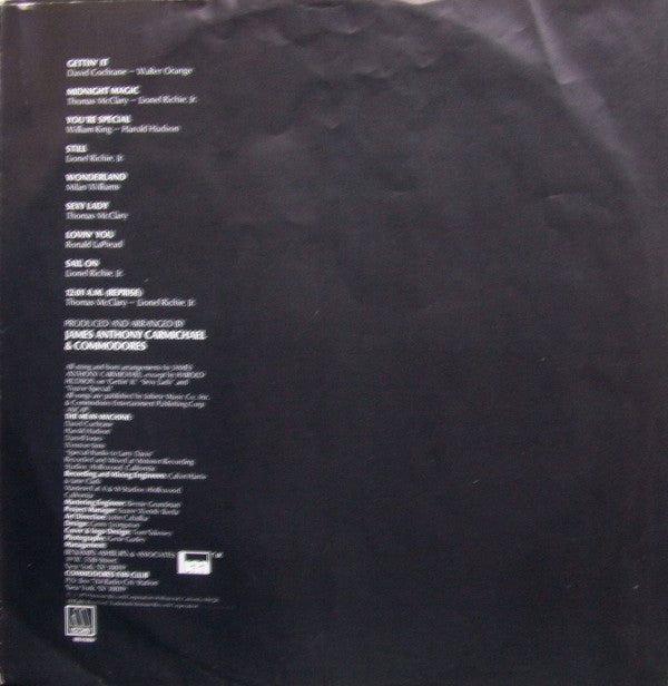 Commodores : Midnight Magic (LP, Album)