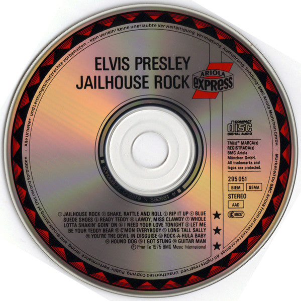 Elvis Presley - Jailhouse Rock (CD, Comp) - De Platen Aap – Vinylwinkel in Brielle & online webshop voor muziekliefhebbers