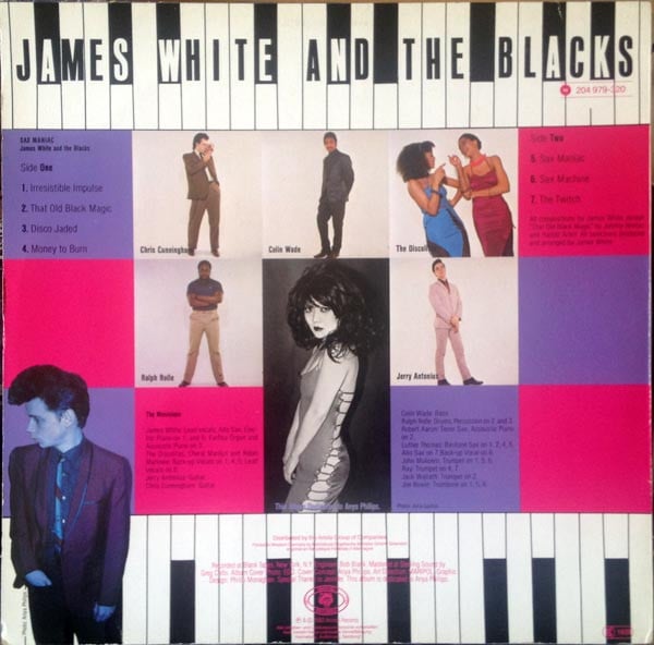 James White & The Blacks : Sax Maniac (LP, Album)
