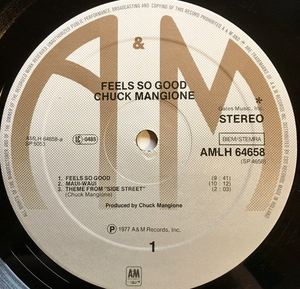 Chuck Mangione : Feels So Good (LP, Album)