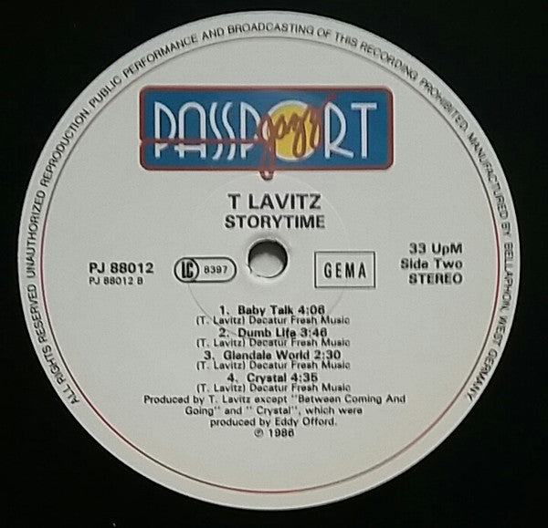 T Lavitz* : Storytime (LP, Album)