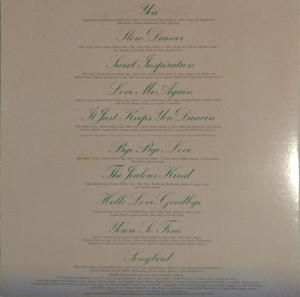 Rita Coolidge : Love Me Again (LP,Album,Club Edition)