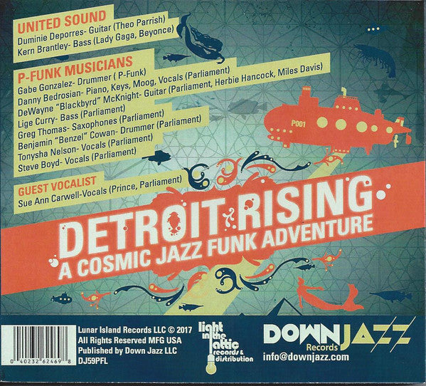 Detroit Rising : A Cosmic Jazz Funk Adventure (CD, Tri)