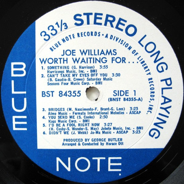 Joe Williams : Worth Waiting For... (LP, Album)