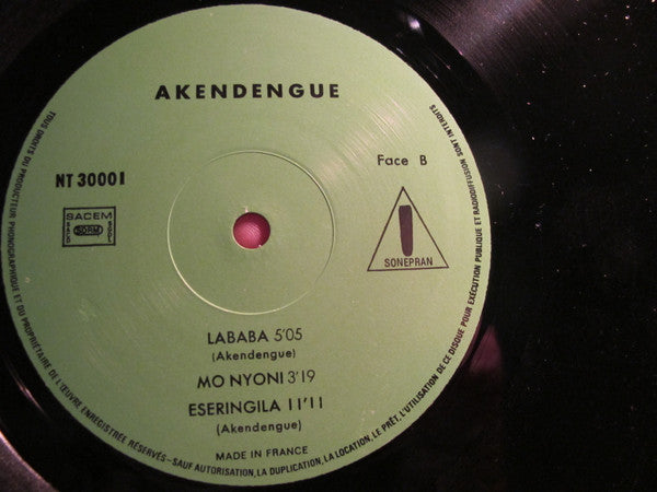 Akendengue* : Eseringila (Trait D'Union) (LP, Album)