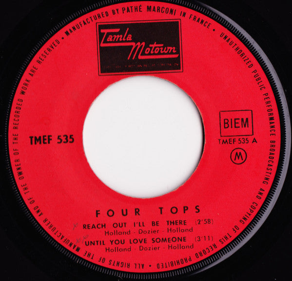 Four Tops : Reach Out I'll Be There (7", EP)