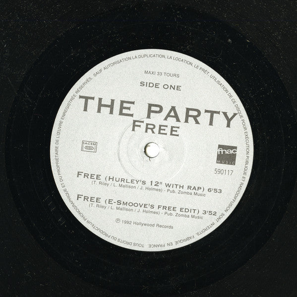 The Party : Free (12")