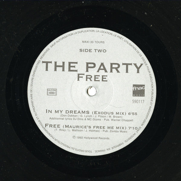 The Party : Free (12")