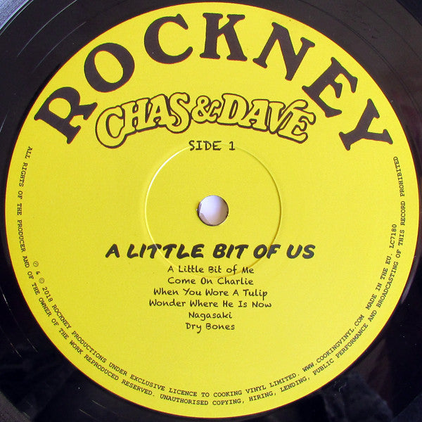 Chas And Dave - A Little Bit Of Us (LP) - De Platen Aap – Vinylwinkel in Brielle & online webshop voor muziekliefhebbers