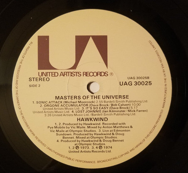 Hawkwind : Masters Of The Universe (LP, Comp)