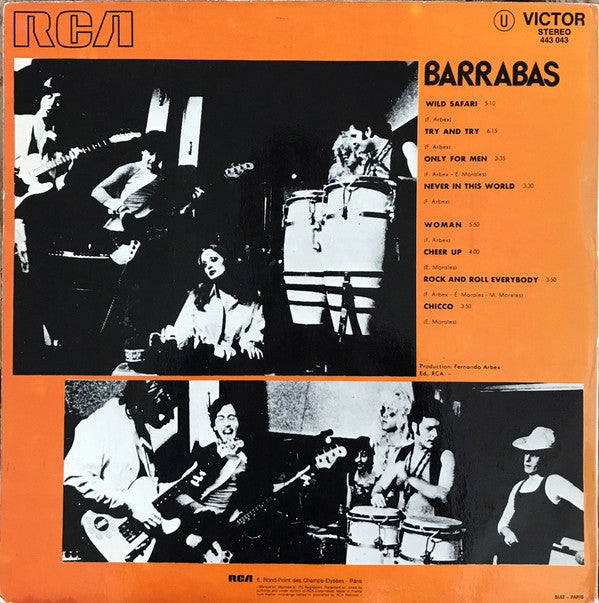 Barrabas : Wild Safari (Afro Soul) (LP, Album)