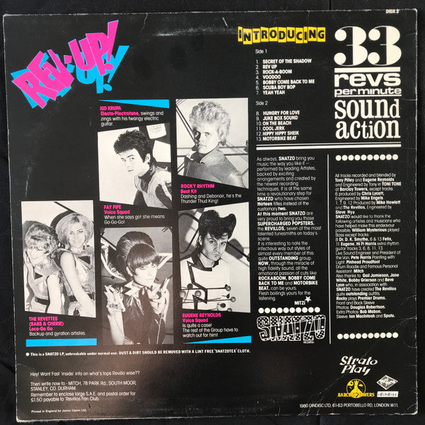 The Revillos : Rev Up (LP, Album)
