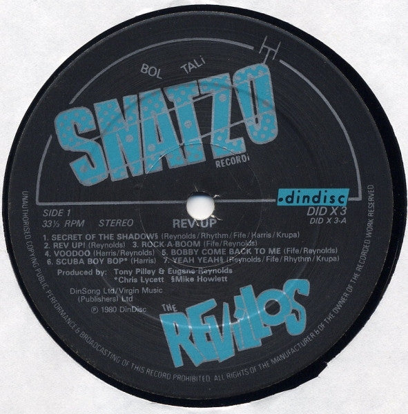 The Revillos : Rev Up (LP, Album)