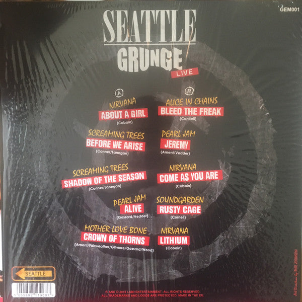 Various : Seattle Grunge Live (LP, Comp, Unofficial)
