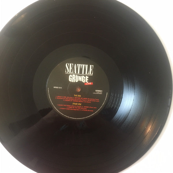 Various : Seattle Grunge Live (LP, Comp, Unofficial)