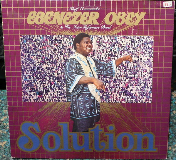 Chief Commander Ebenezer Obey & His Inter-Reformers Band : Solution (LP, Album)