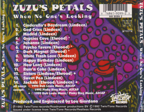 ZuZu's Petals - When No One's Looking (CD, Album) - De Platen Aap – Vinylwinkel in Brielle & online webshop voor muziekliefhebbers