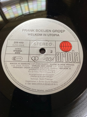 Frank Boeijen Groep : Welkom In Utopia (LP,Album)