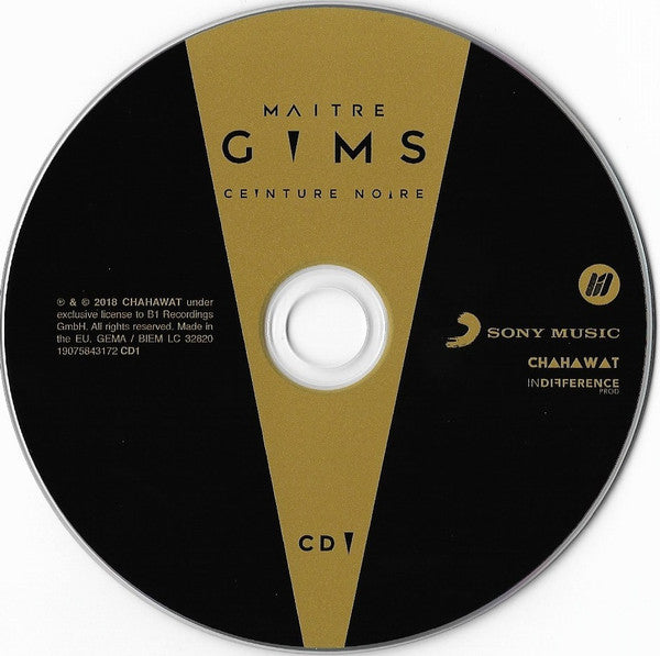 Maitre Gims : Ceinture Noire (2xCD, Album)