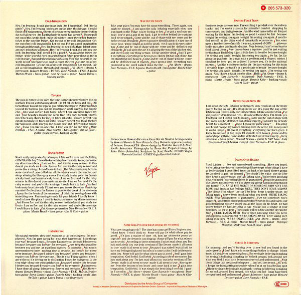 Howard Devoto : Jerky Versions Of The Dream (LP, Album)