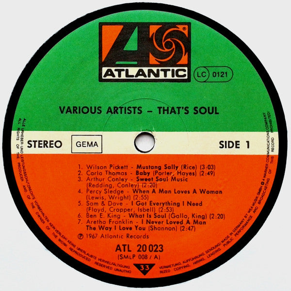Various : That’s Soul (LP, Comp, RP)
