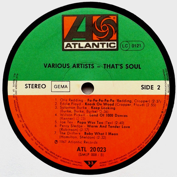 Various : That’s Soul (LP, Comp, RP)